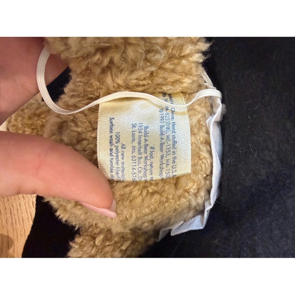 VTG Build A Bear Plush Retired 1997 Stuffed Animal Poodle 50s-themed Outfit BAB - Picture 14 of 15